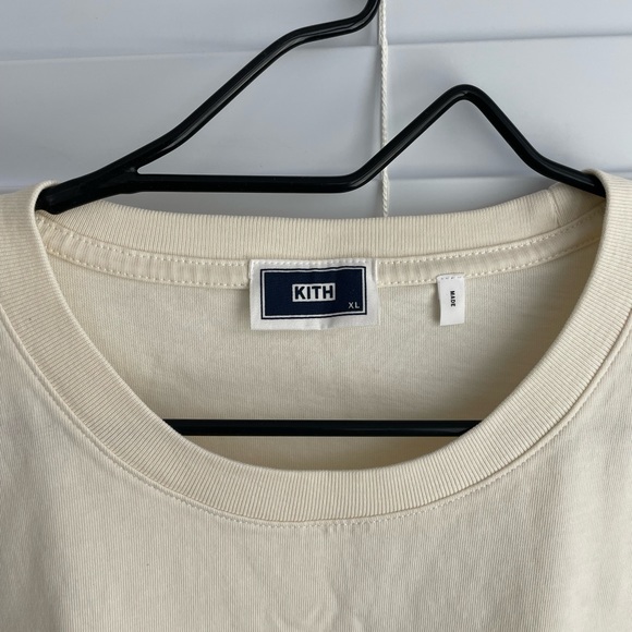 Kith Jacobean Logo Vintage Tee - Sandrift - Picture 3 of 4